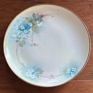 Vintage Ginori‎ Hand Painted Floral Plate Shabby Chic Decor Collectible Plate